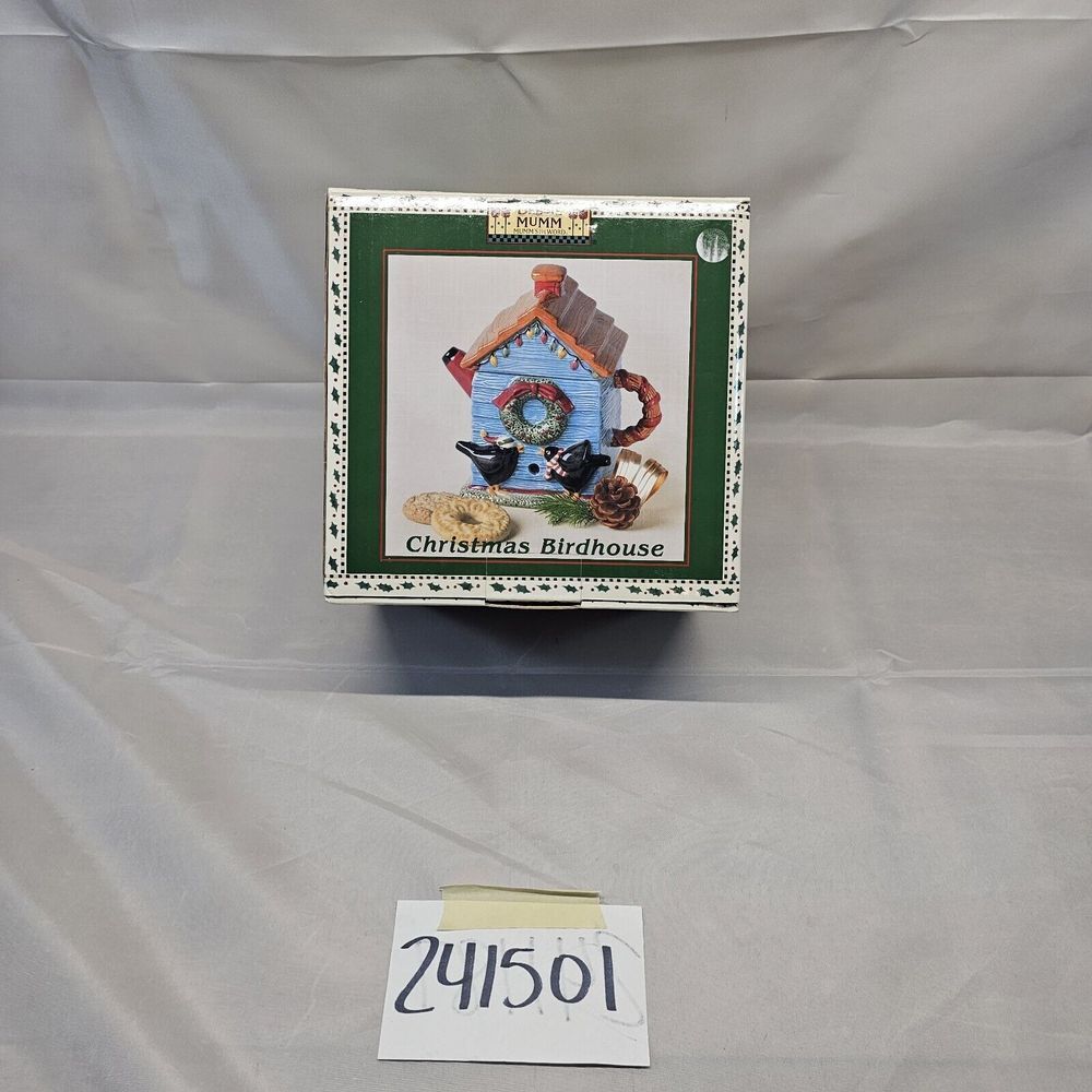 Debbie‎ Mumm Mini Teapot Christmas  Bird House - Picture 13 of 13